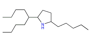 2-Nonyl-5-pentylpyrrolidine